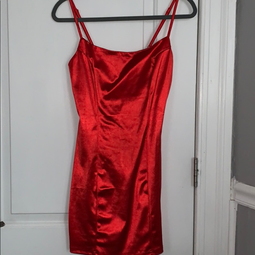 Silk Red Dress
